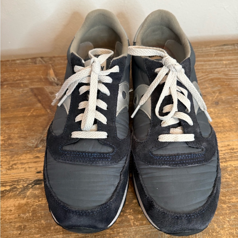 Saucony Jazz Original Navy Suede/Leather Vintage Style Men's Sneakers 9.5
